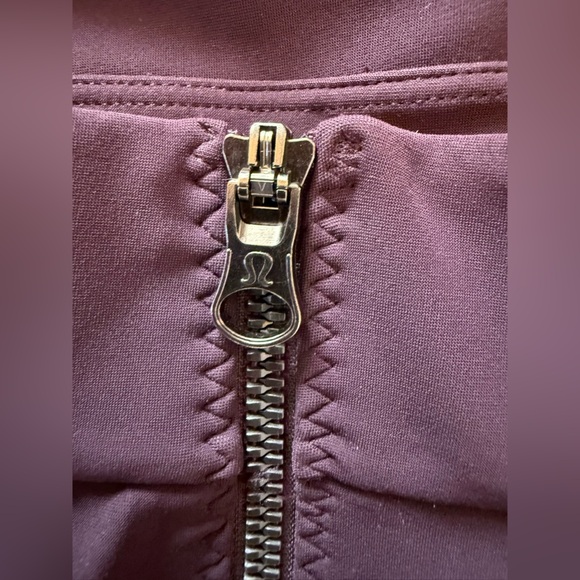 Lululemon Away Dress Black Cherry Neon Yellow Size Small - Picture 4 of 14